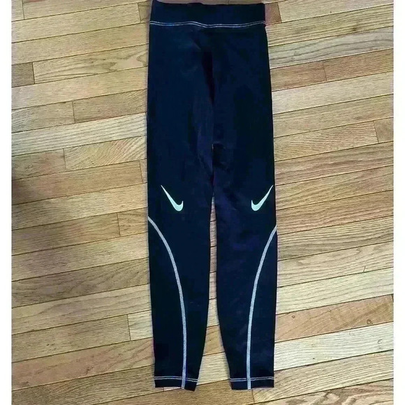 Nike Women's XS Black High-Waisted Jegging Leggings Activewear - Picture 7 of 7